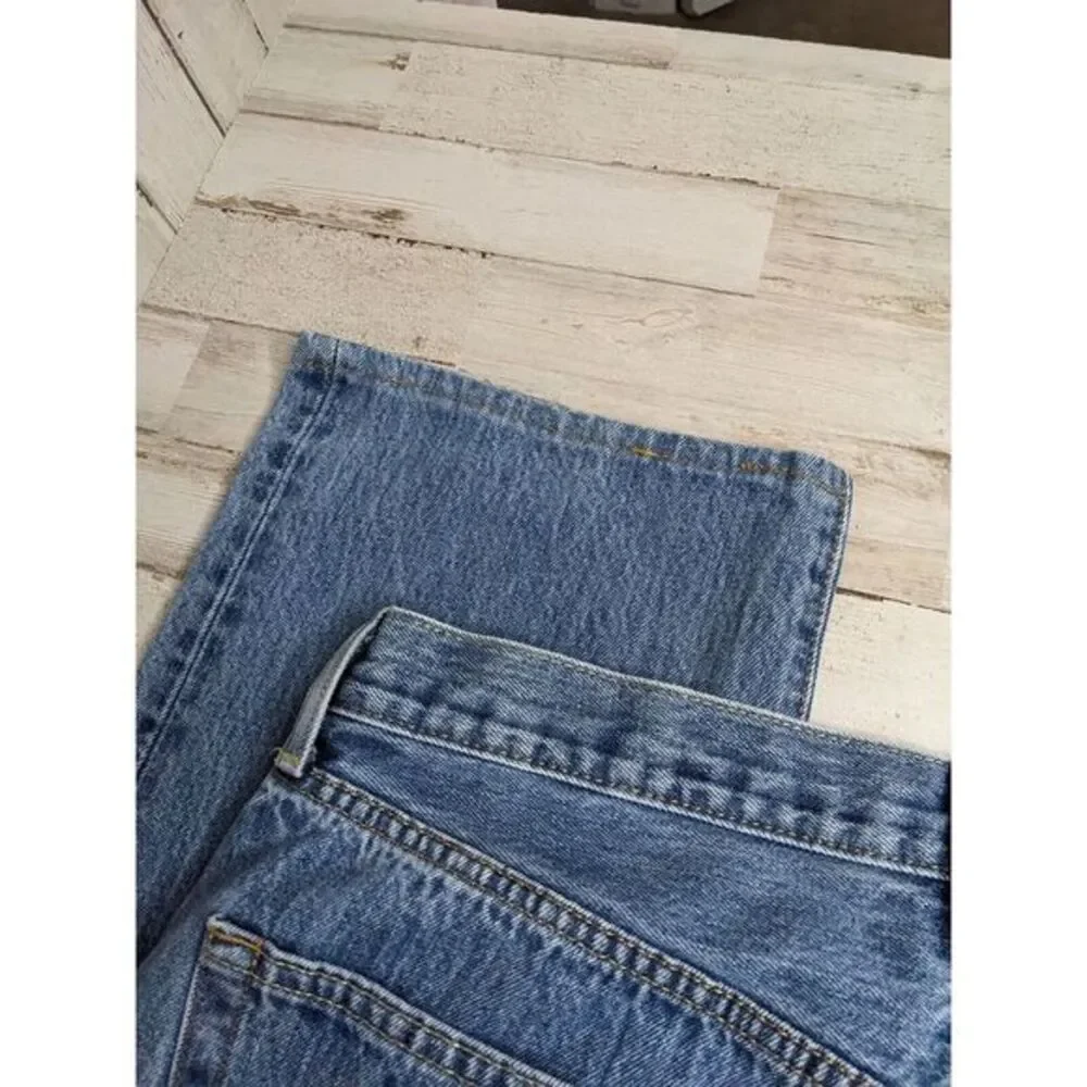 Levis‎ 501 Jeans Mens 36x29 (34X27) Blue Original Straight Denim Button Fly